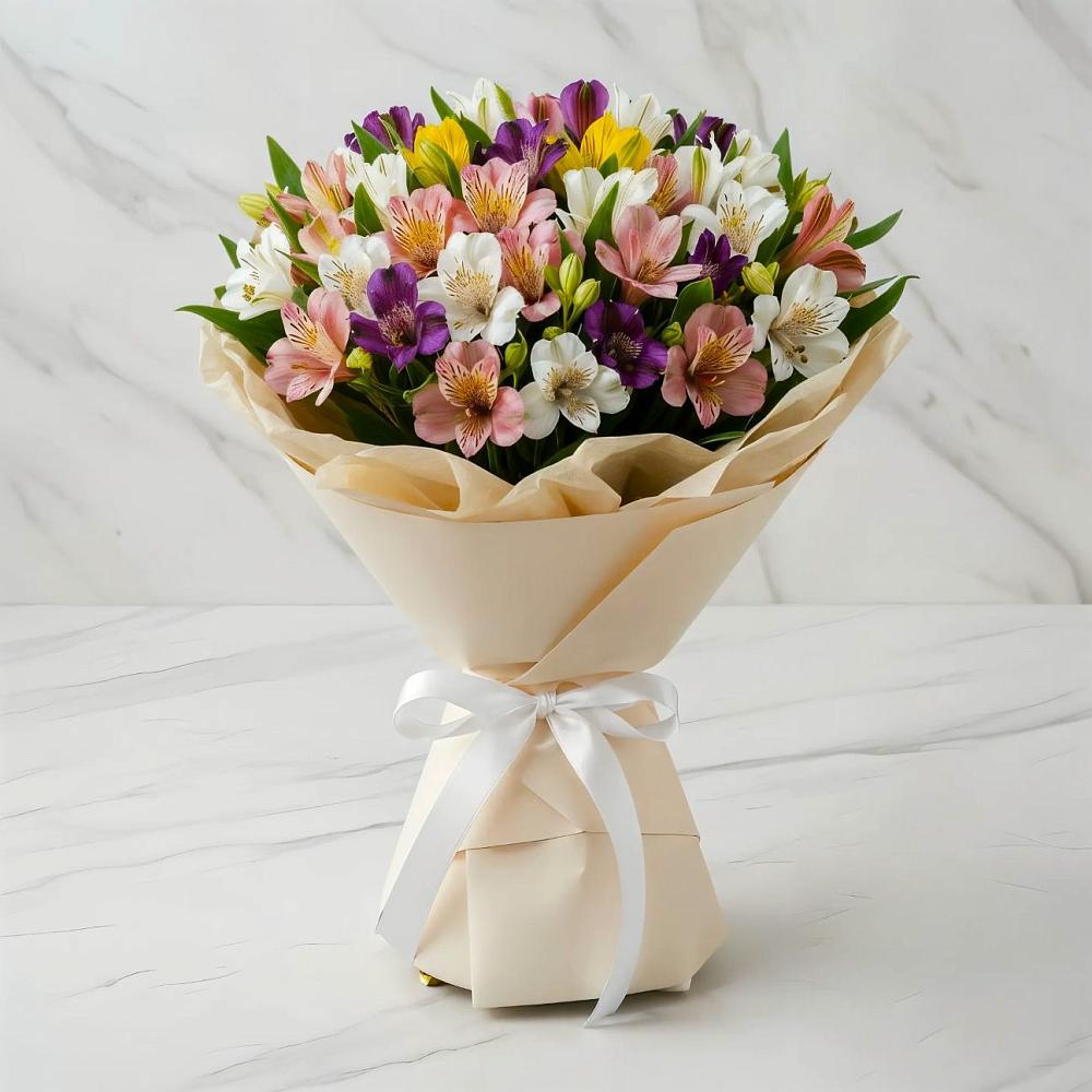 Букет цветов из: Альстромерии в Ачи-су