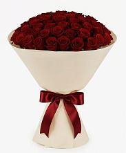 Букет 101 Бордовая роза Блэк Бакарра в Ачи-су