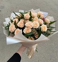 Букет Кремовые розы Латте #REPLACE_PRED# Ачи-су