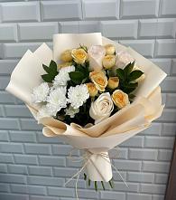 Букет цветов из:  Розы и Хризантемы в Ачи-су