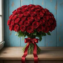 Букет Красные розы Блэк Меджик в Ачи-су