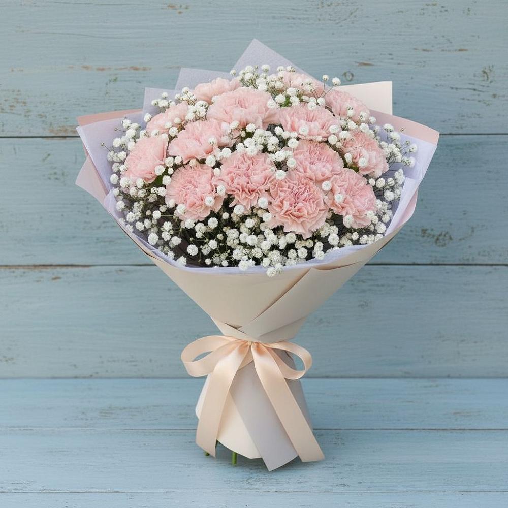 Букет цветов из: Гвоздики в Ачи-су