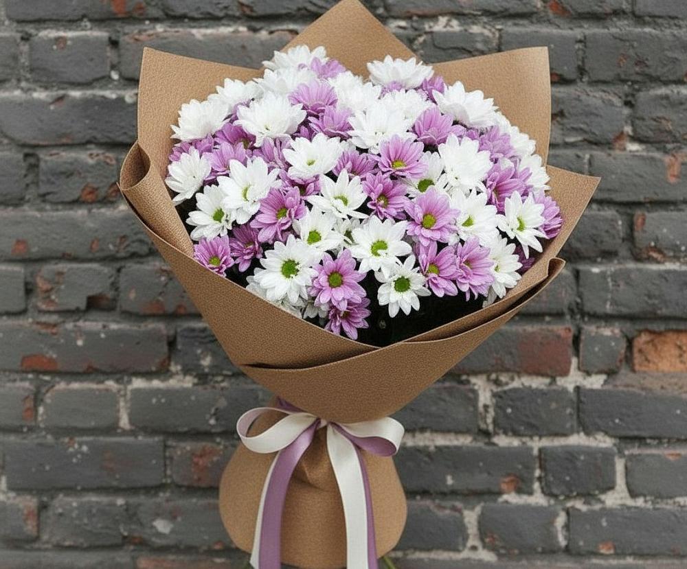 Букет цветов из: Хризантемы в Ачи-су
