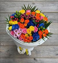 Букет цветов из:  Розы и Хризантемы в Ачи-су