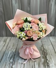 Букет цветов из:  Гвоздики, Розы и Хризантемы в Ачи-су