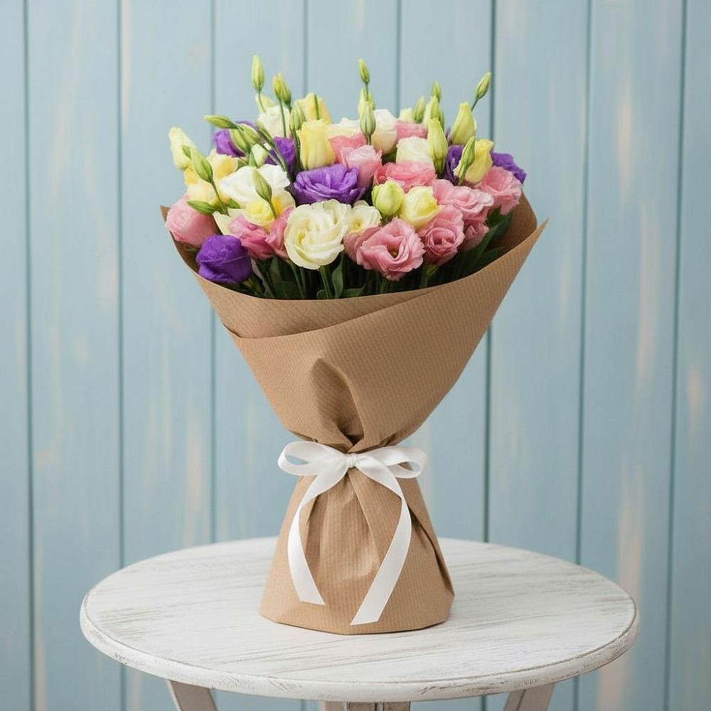 Букет цветов из: Лизиантусы в Ачи-су