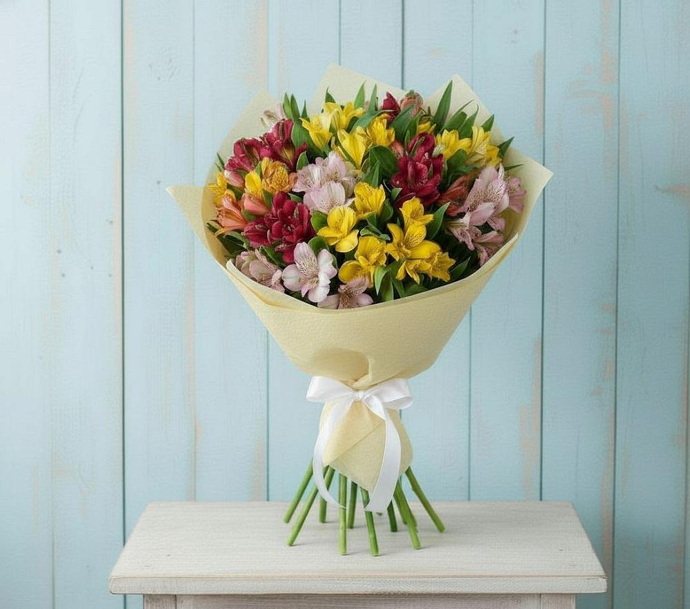 Букет цветов из: Альстромерии в Ачи-су