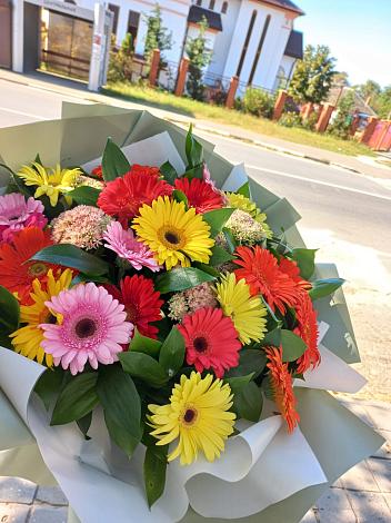 Букет цветов из: Герберы в Ачи-су