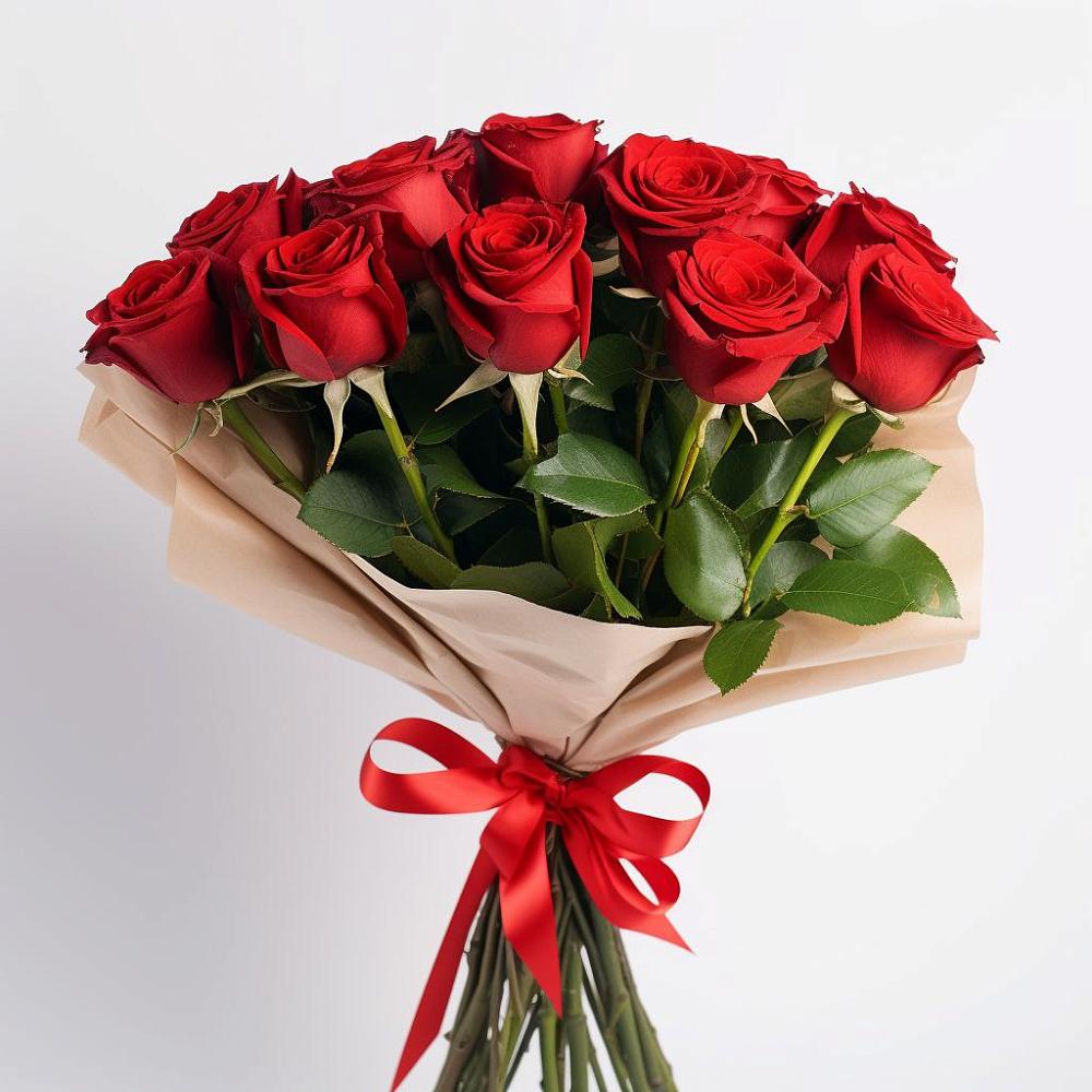 Букет 11 Красных роз Эдлесс Лав в Ачи-су